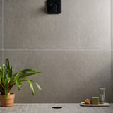 Stoneside Pearl Gray 24x48 Matte Porcelain Tile - Lux Tile