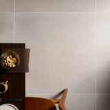 Stoneside Pearl Gray 36x36 Matte Porcelain Tile - Lux Tile