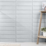 Stacy Garcia ArtBlock Fluted Azure 4x16 Glossy Porcelain Tile