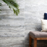 Lux Tile Travertine Sky Blue 12x24 Matte Porcelain Tile