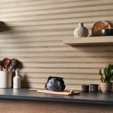 Lux Tile Nobu Ribbon Almond Brown 24x48 Matte Porcelain Tile