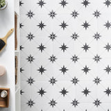 Tau Blanco White 9x9 Matte Porcelain Tile by Lux Tile
