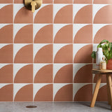 Stacy Garcia Maddox Deco Terracotta 8x8 Matte Porcelain Tile