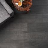 Kenridge Black 8x48 Matte Porcelain Tile - Lux Tile