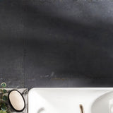 Portrait Black Matte Porcelain Tile 24x48 - Lux Tile