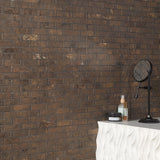 Portrait Copper Weave Matte Porcelain Mosaic Tile - Lux Tile