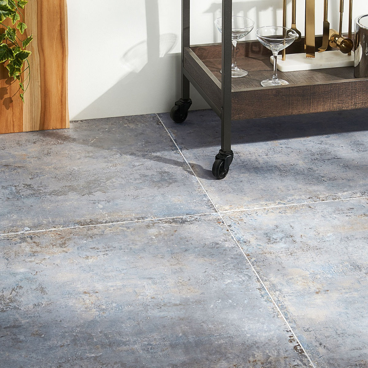 Lux Tile Portrait Ocean Blue 24x48 Matte Porcelain Tile