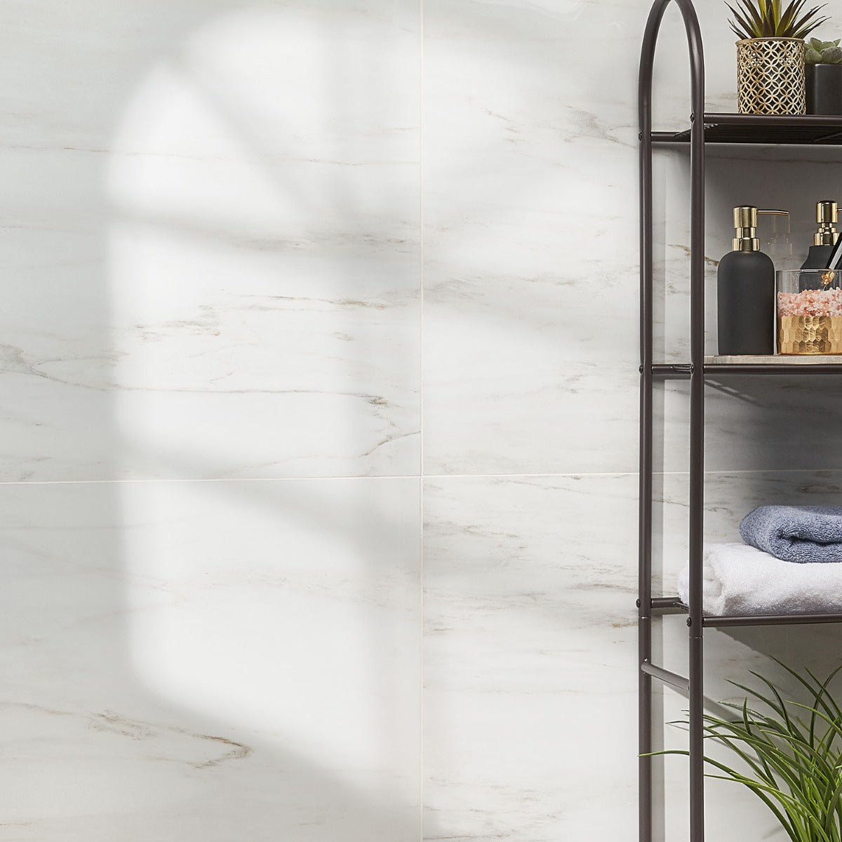 Tilebar DreamStone Dolomite Snow White 24x48 Polished Porcelain Tile