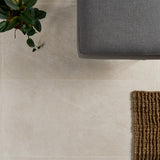 Era Crema Beige 24x48 Matte Porcelain Tile - Limestone Look