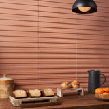 Bariano Terracotta 6x16 Fluted 3D Matte Porcelain Tile - Lux Tile