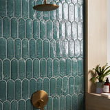 Corali Jade Green 3x9 Textured Glossy Ceramic Tile - Lux Tile