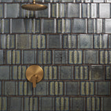 Kinro Garden Green 6x6 3D Metallic Look Matte Porcelain Tile