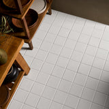 Morocco Blanco White 4x4 Glossy Porcelain Tile - Lux Tile