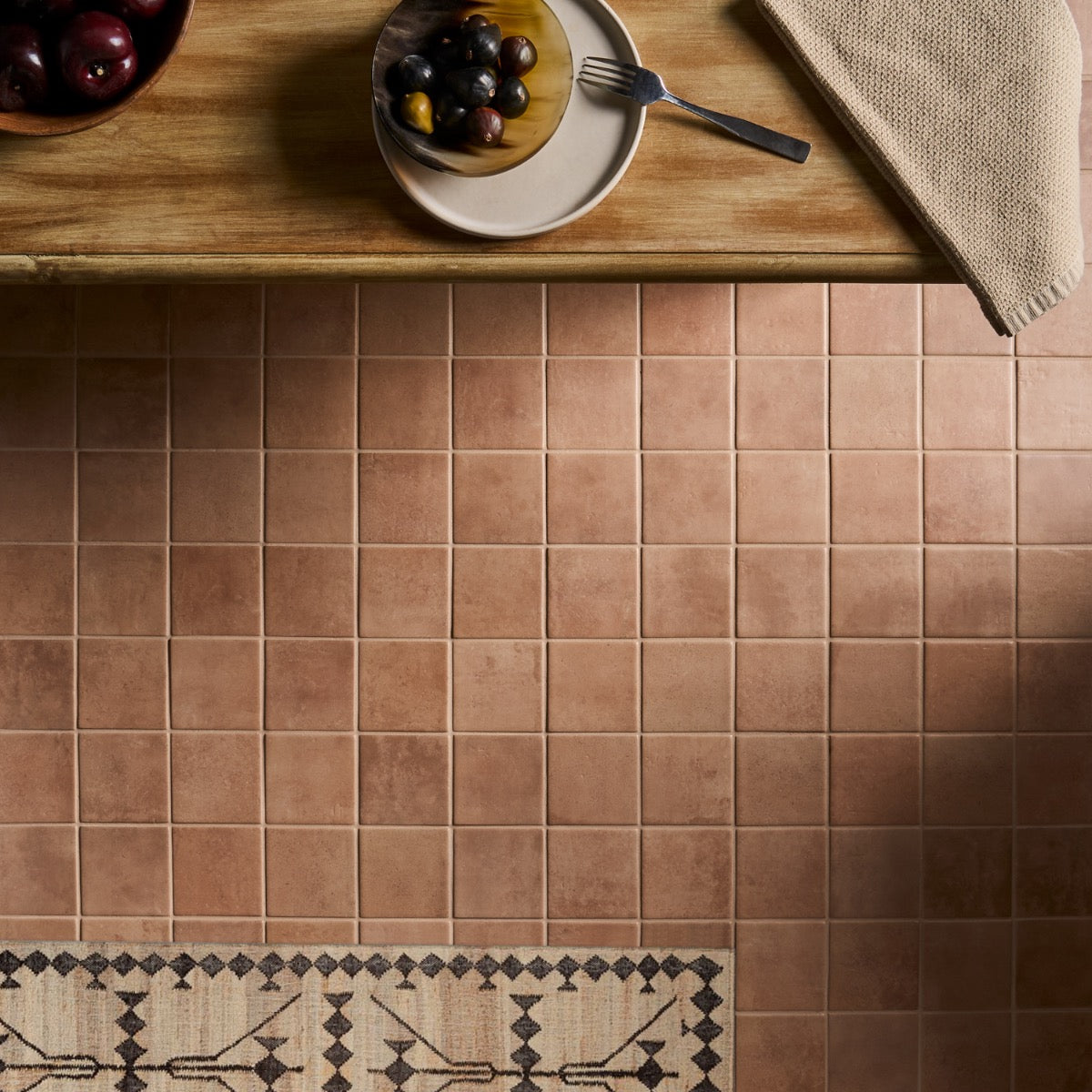 Morocco Terracotta 4x4 Matte Porcelain Tile - Lux Tile