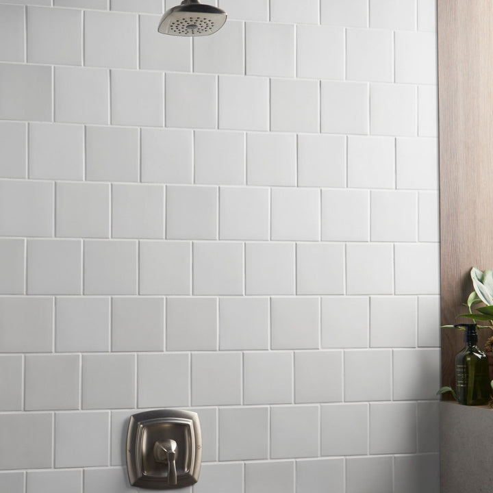 Born White 5x5 Matte Porcelain Tile - Lux Tile