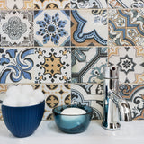 Santa Monica Warm Deco 4x12 Ceramic Wall Tile - Tilebar