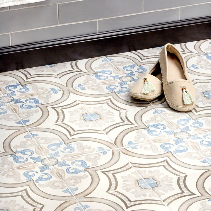Amadora Daiza Multicolor 8x8 Matte Porcelain Tile - Lux Tile