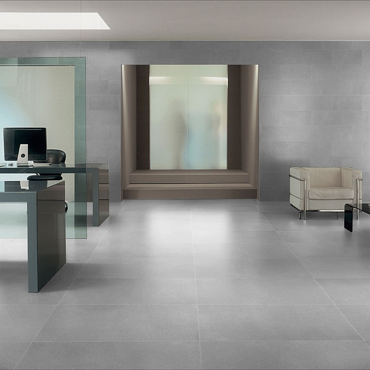 FusionTech New York Gray Matte Porcelain Tile 24x48