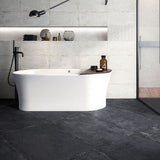 Portrait Black Matte Porcelain Tile 24x48 - Lux Tile