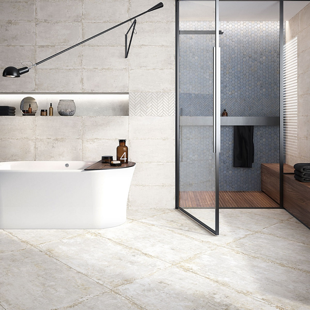 Tilebar Portrait Ivory Beige 24x48 Matte Porcelain Tile