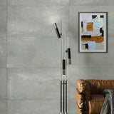 Bond Nimbus Silver 24x48 Matte Porcelain Tile - Lux Tile