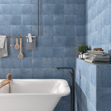 Alesso Indigo Blue 8x8 Matte Porcelain Tile - Lux Tile
