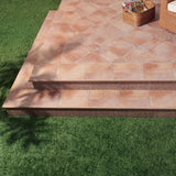 Burgos Terracotta Matte Porcelain Tile 14x14 - Lux Tile