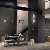 Brick Urbana Nero Black Matte Porcelain Subway Tile 3x12
