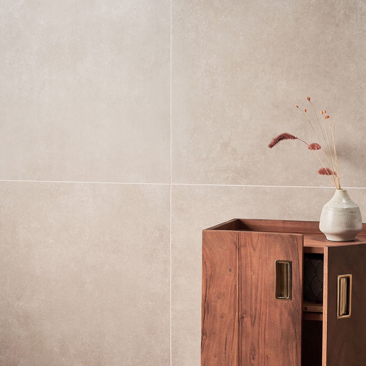 Lines Greige 24x24 Matte Porcelain Tile - Lux Tile