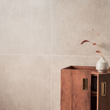 Lines Greige 24x24 Matte Porcelain Tile - Lux Tile