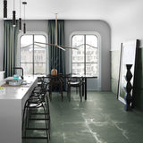 Angela Harris Flatiron Aquamarine Matte Porcelain Tile 24x48