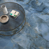 Jewel Onyx Blue 24x48 Polished Porcelain Tile by Lux Tile