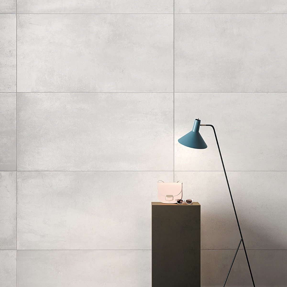 Bond Palladium Light Gray Matte Porcelain Tile - 24x48 - Lux Tile
