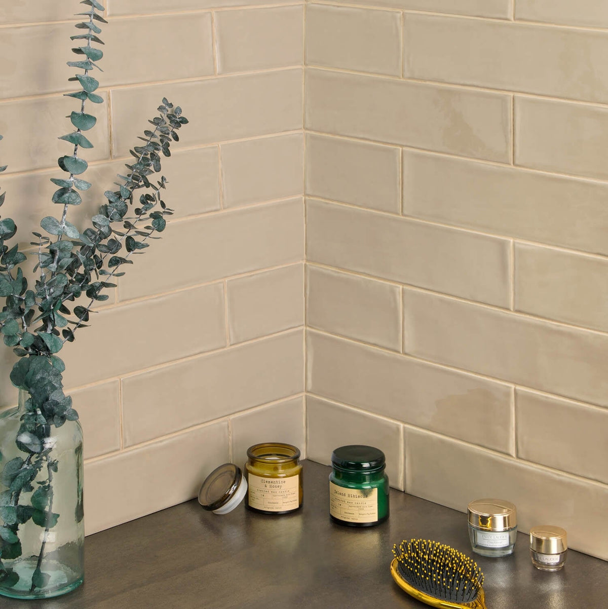 Manchester Beige 3x12 Glazed Ceramic Subway Tile - Lux Tile