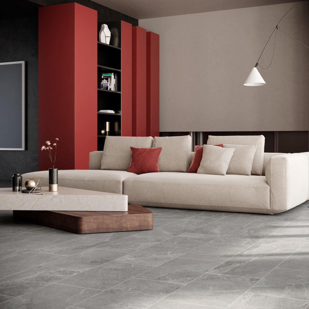 ZenTech Silver Gray 12x24 Matte Porcelain Tile - Lux Tile