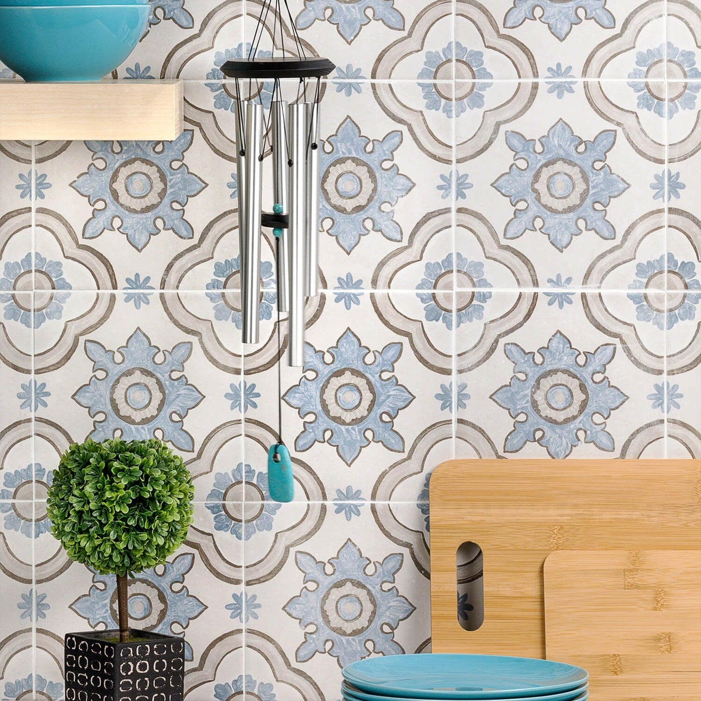 Amadora Basma Multicolor 8x8 Matte Porcelain Tile - Lux Tile