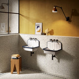 Lux Tile Chips Macro Bianco White 8x8 Matte Porcelain Tile
