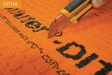 Schluter Systems DITRA 150-sq ft Orange Plastic Waterproofing Tile Membrane