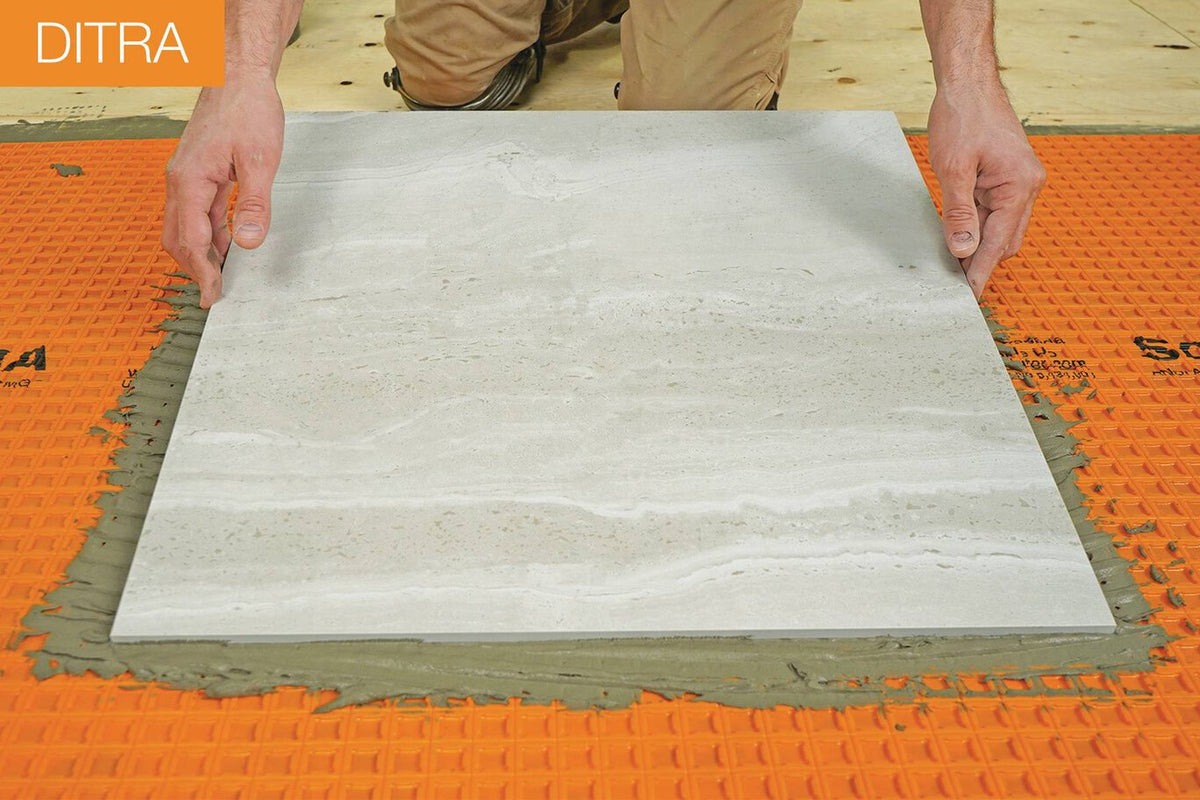 Schluter Systems DITRA 150-sq ft Orange Plastic Waterproofing Tile Membrane