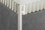 Schluter Systems QUADEC 0.25-in W x 98.5-in L Black-Brown Color-Coated Aluminum Tile Edge Trim
