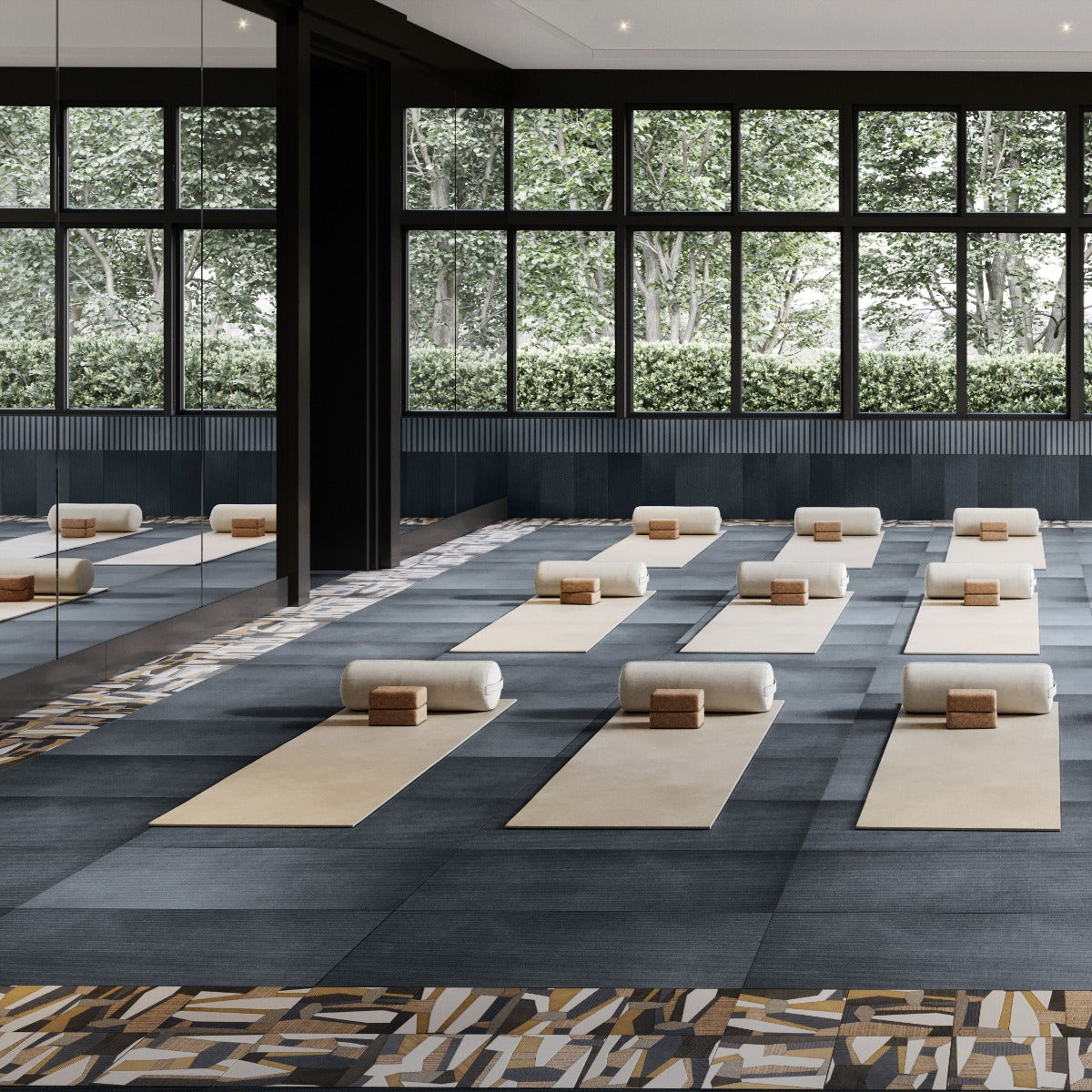 Lux Tile Telares Indigo Blue 12x24 Textured Porcelain Tile