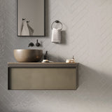 Lancaster Dove Gray 3x12 Polished Ceramic Wall Tile