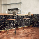 Bejeweled Black Multicolor 24x48 Polished Porcelain Tile - Lux Tile