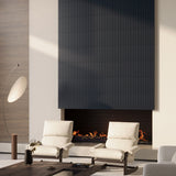 Bariano Black 6x16 Fluted 3D Matte Porcelain Tile