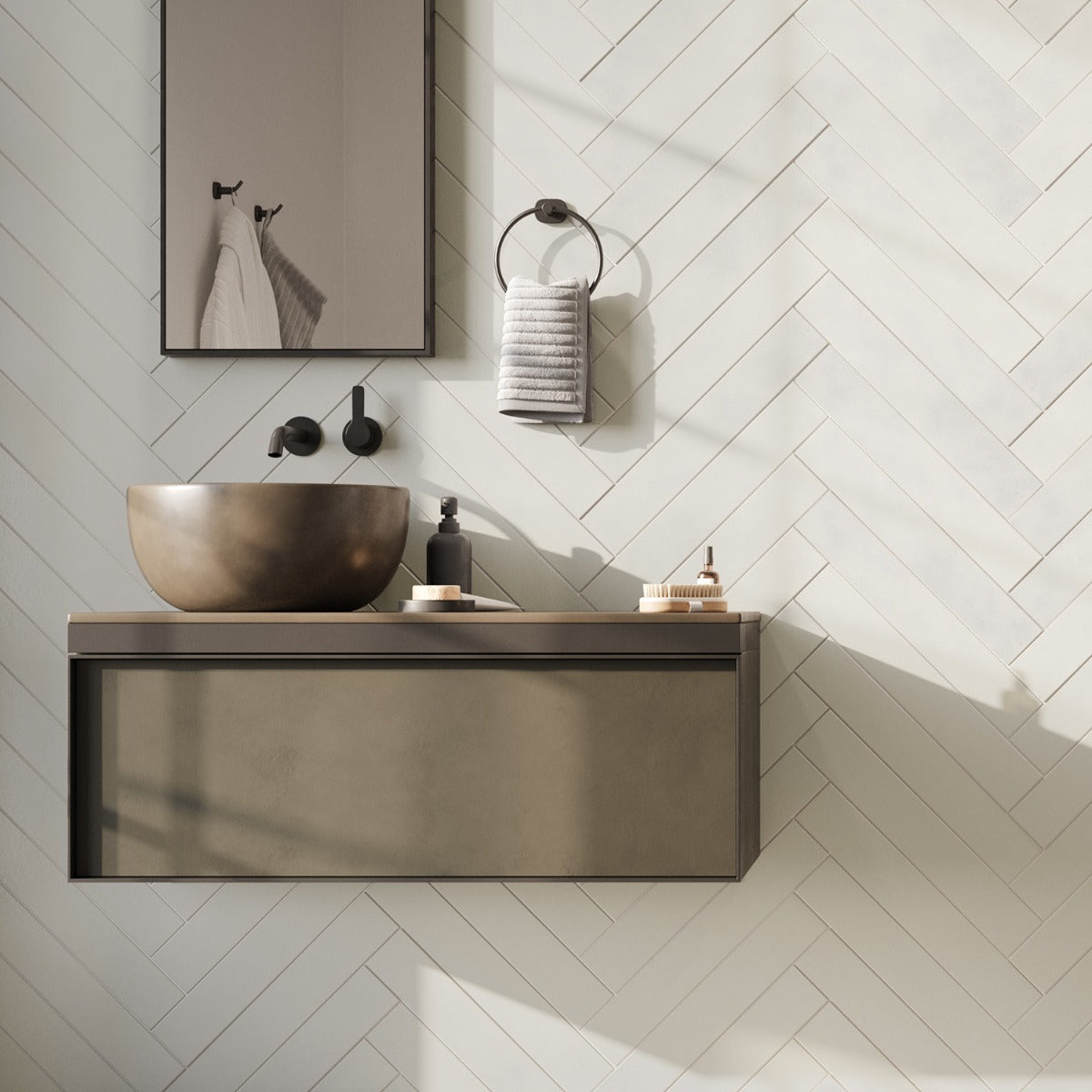 Cavallo Swiss Beige 3x18 Glazed Porcelain Subway Tile