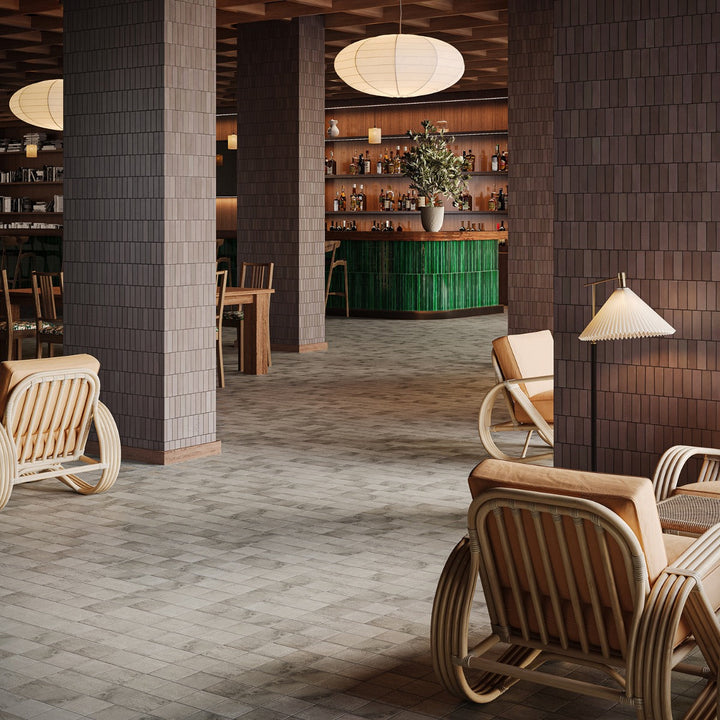 Morocco Dove Gray 4x4 Matte Porcelain Tile - Lux Tile