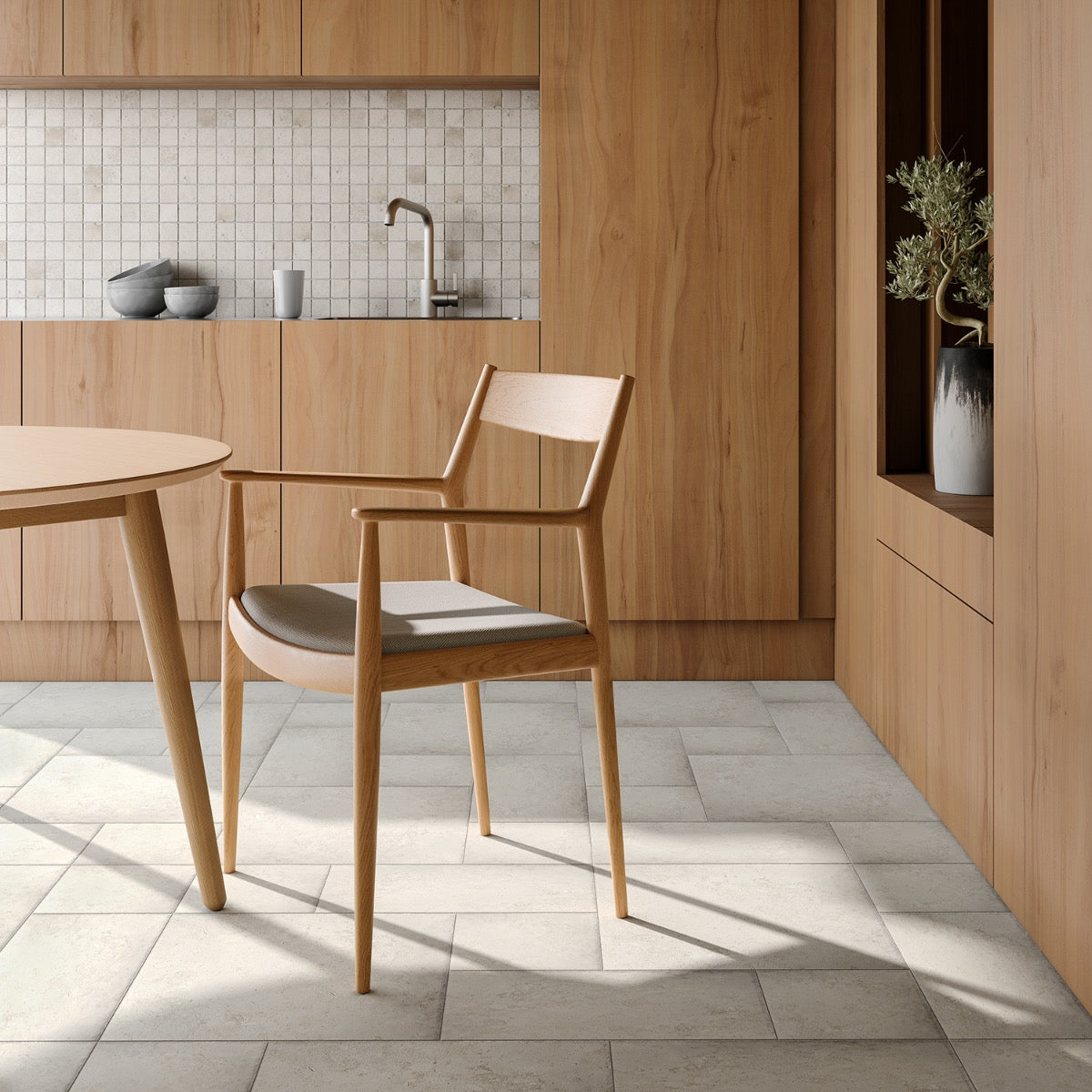 Seville Olimpia White 12x12 Matte Porcelain Tile