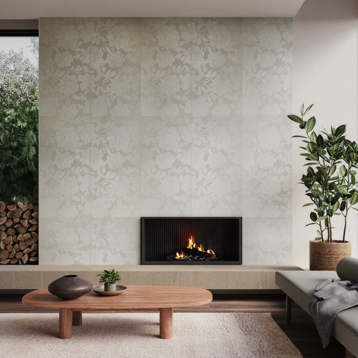 Monet Romance Gray 24x48 Matte Porcelain Tile - Lux Tile