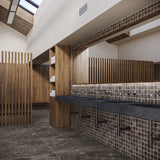 Santo Earth Brown 2x2 Matte Porcelain Mosaic Tile - Lux Tile