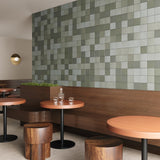 Born Sage Green 5x5 Matte Porcelain Tile - Lux Tile